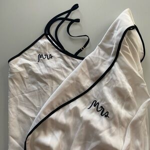 Kate Spade White and Black Chemise